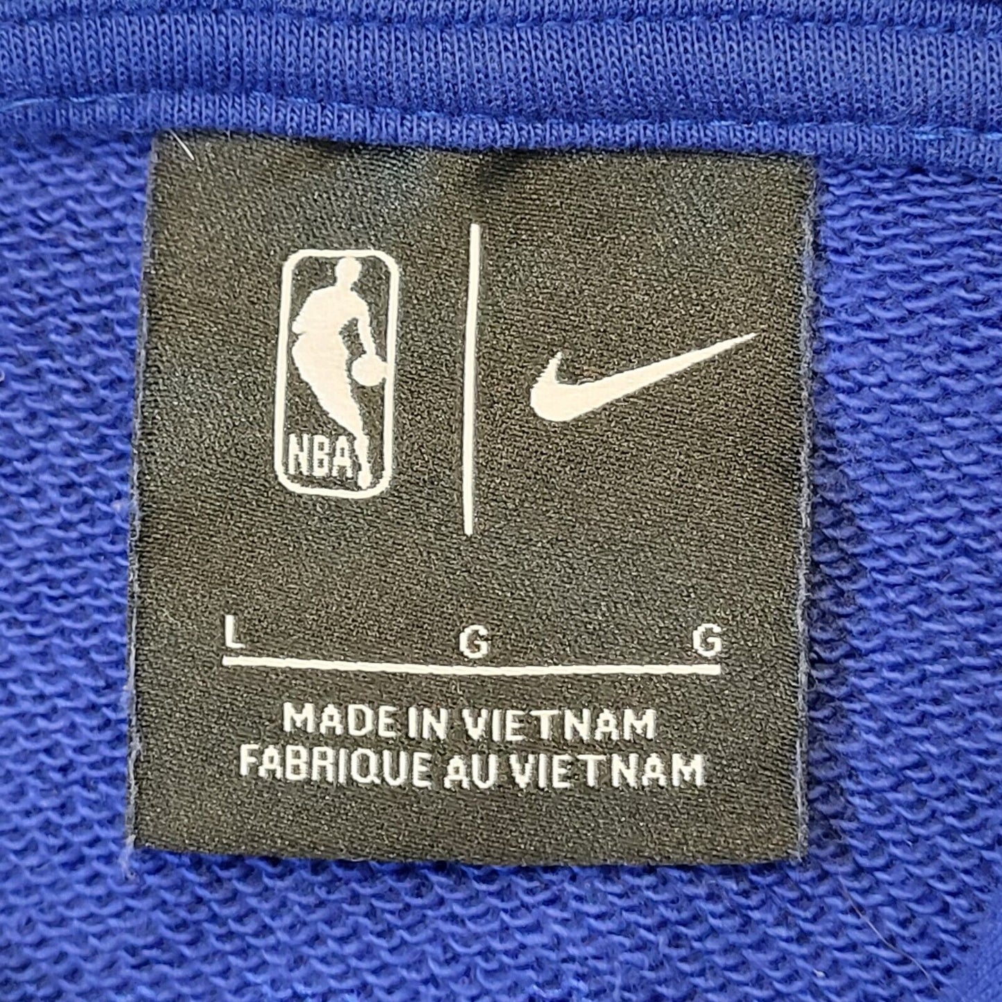 Nike NBA Blue Drawstring Hoodie Women's Size Large Eu 40