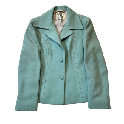 Strelitz 70s Vintage Wool Dress Jacket Women's Size 16