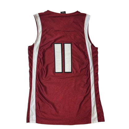 Nike Team 90s NBA Red White No 11 Ponderosa Vest Top Men's Size M
