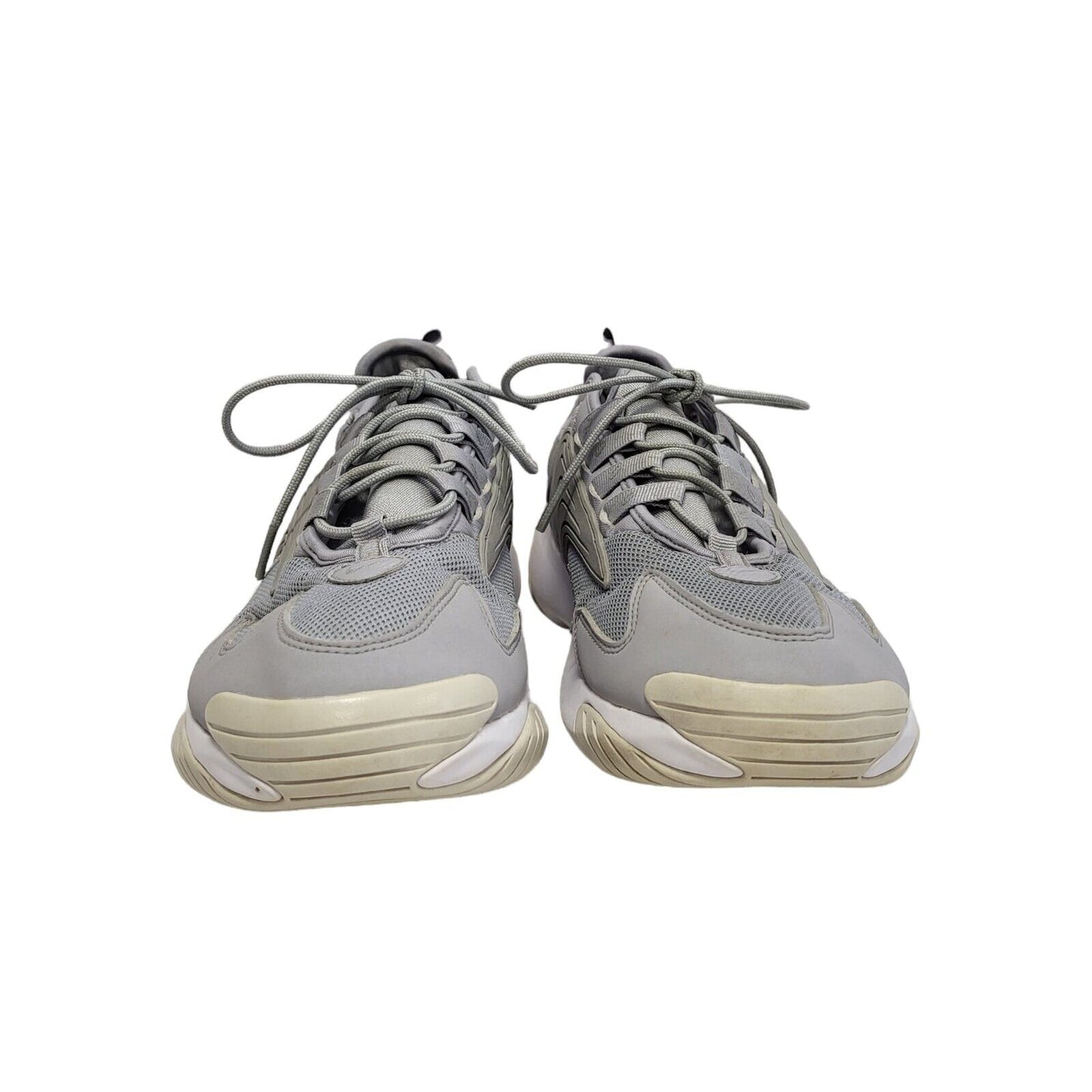 Nike Zoom Zm Air Grey Canvas Leather Trainers Uk Size 8