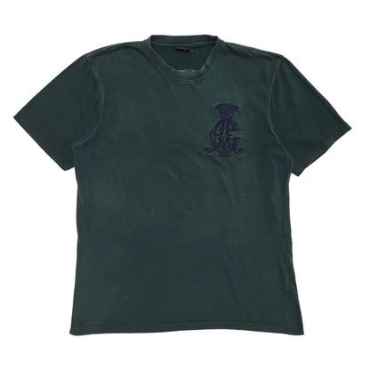 Christian Audiqier Vintage 90's  Green Short Sleeve T-Shirt Men's 3XL