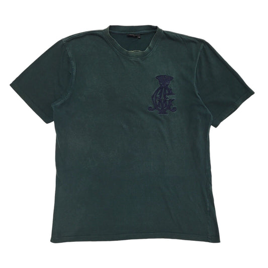Christian Audiqier Vintage 90's  Green Short Sleeve T-Shirt Men's 3XL