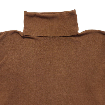 Straven Vintage 80's Brown Roll Neck Pocket Jumper Womens UK Size L
