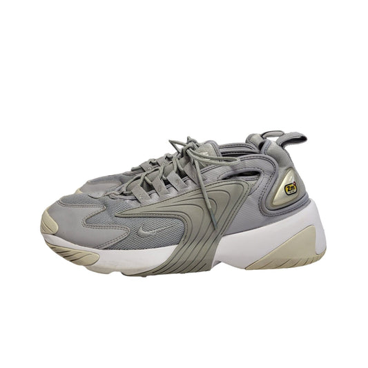 Nike Zoom Zm Air Grey Canvas Leather Trainers Uk Size 8