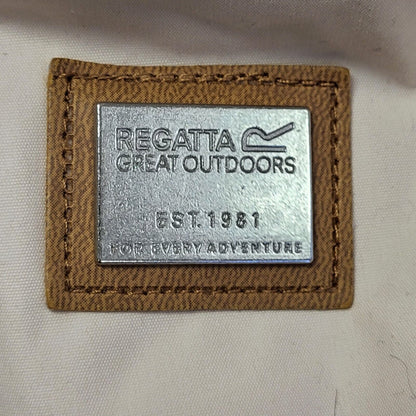 Regatta Hydrafort Beige Zip & Snap Hooded Coat Uk Women's Size 18