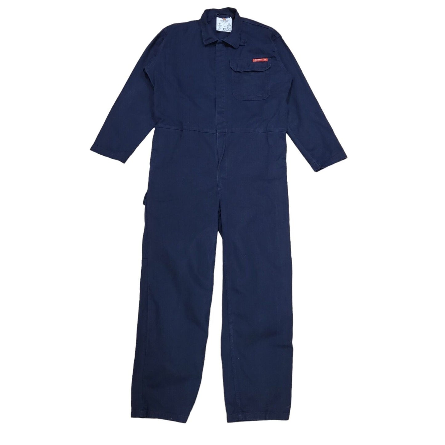 Dickies Navy Blue Long Sleeve Work Jumpsuit Uk Men's Size XL W36-40 L30