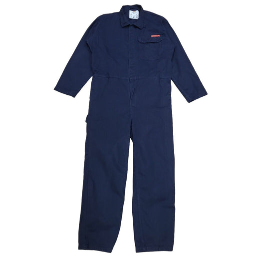 Dickies Navy Blue Long Sleeve Work Jumpsuit Uk Men's Size XL W36-40 L30