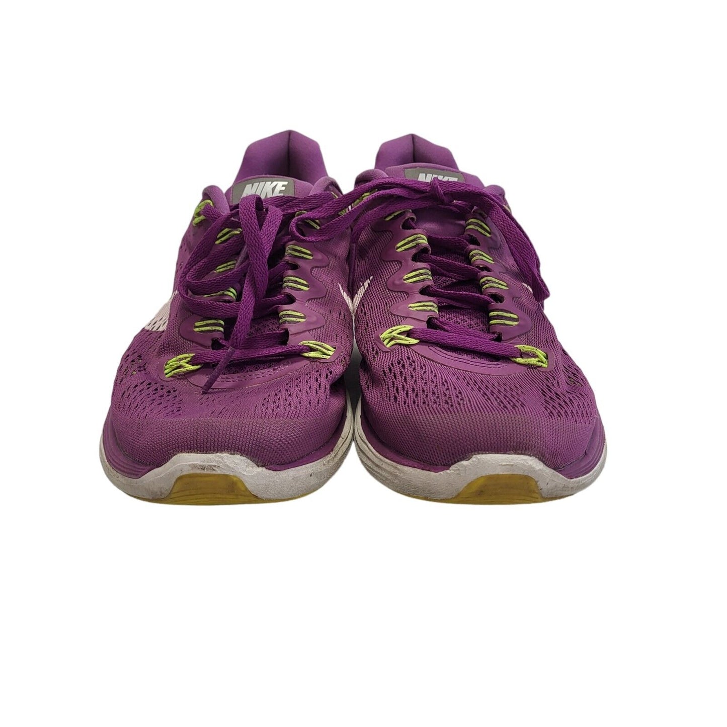 Nike Lunarglide Purple Lace-up Sports Casual Trainers Uk Women's Size 6