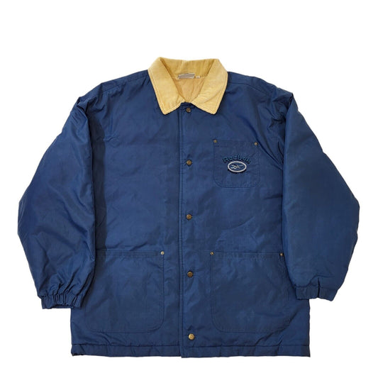 Reebok 90s Vintage Navy Blue Over-sized Sports Jacket Men's Size Large