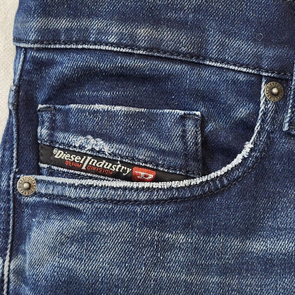 Diesel Tepphar Y2K Blue Straight Denim Jeans Men's Size S W30 L32