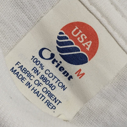 USA Orient Vintage Y2K White Washington DC 2000 Single Stitch T-Shirt Womens M