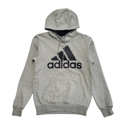 Adidas Vintage Y2k Grey Pullover Sweatshirt Hoodie Uk Men's Size S