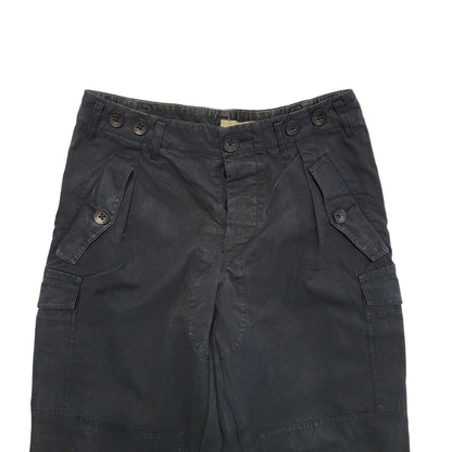 DKNY Jeans Black Tapered Leg Cargo Trousers Women's Size 10 W28 L30