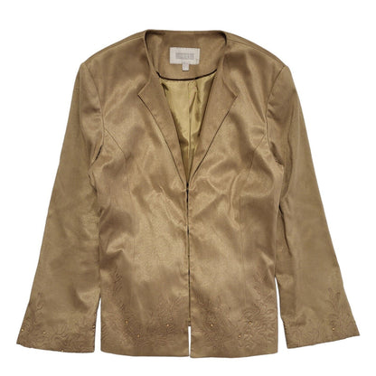 Next Gold 90s Vintage Hook Eye Dress Jacket Uk Women's Size 14