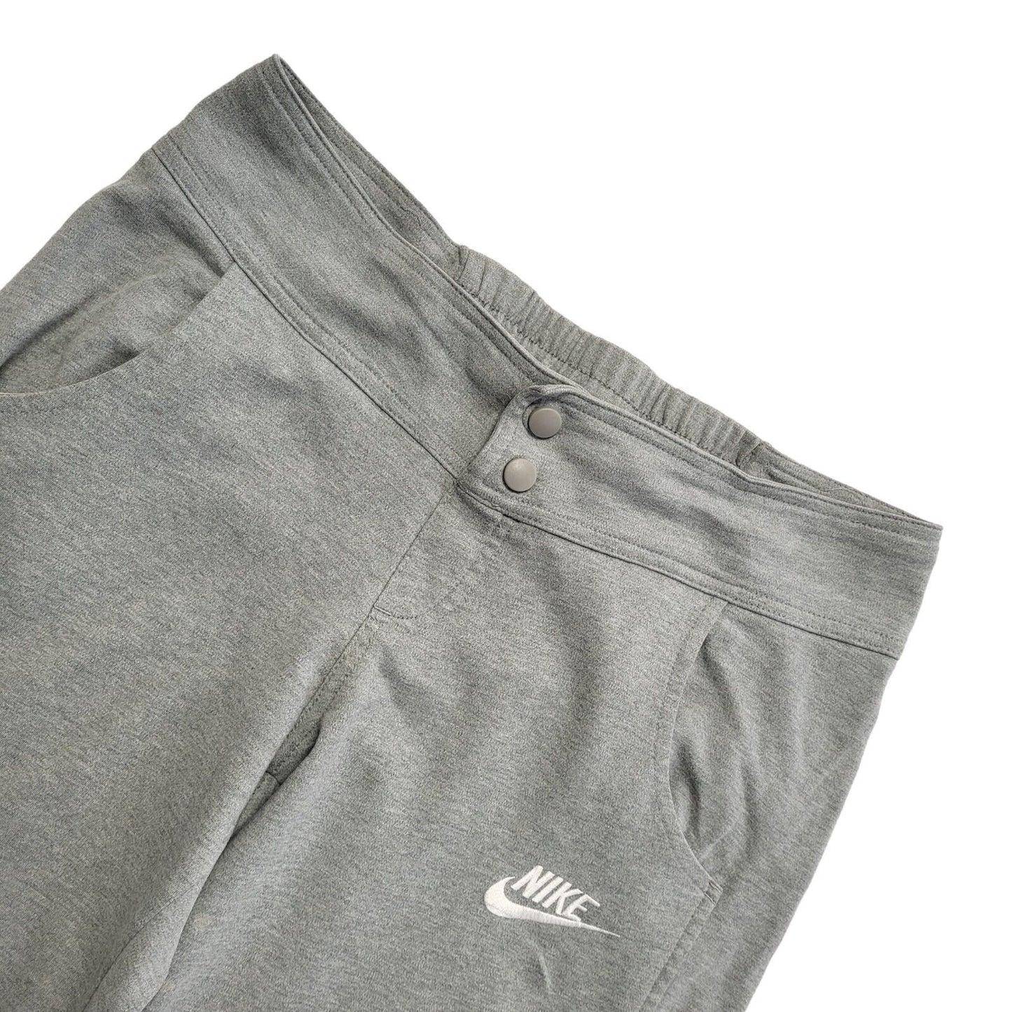 Nike Vintage Y2K Grey Tapered Tracksuit Pants Womens UK S W32 L27