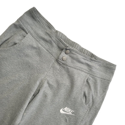 Nike Vintage Y2K Grey Tapered Tracksuit Pants Womens UK S W32 L27