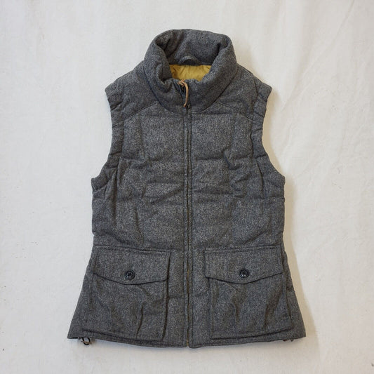 Eddie Bauer Down Gilet Grey Padded Modern Women's Size Medium