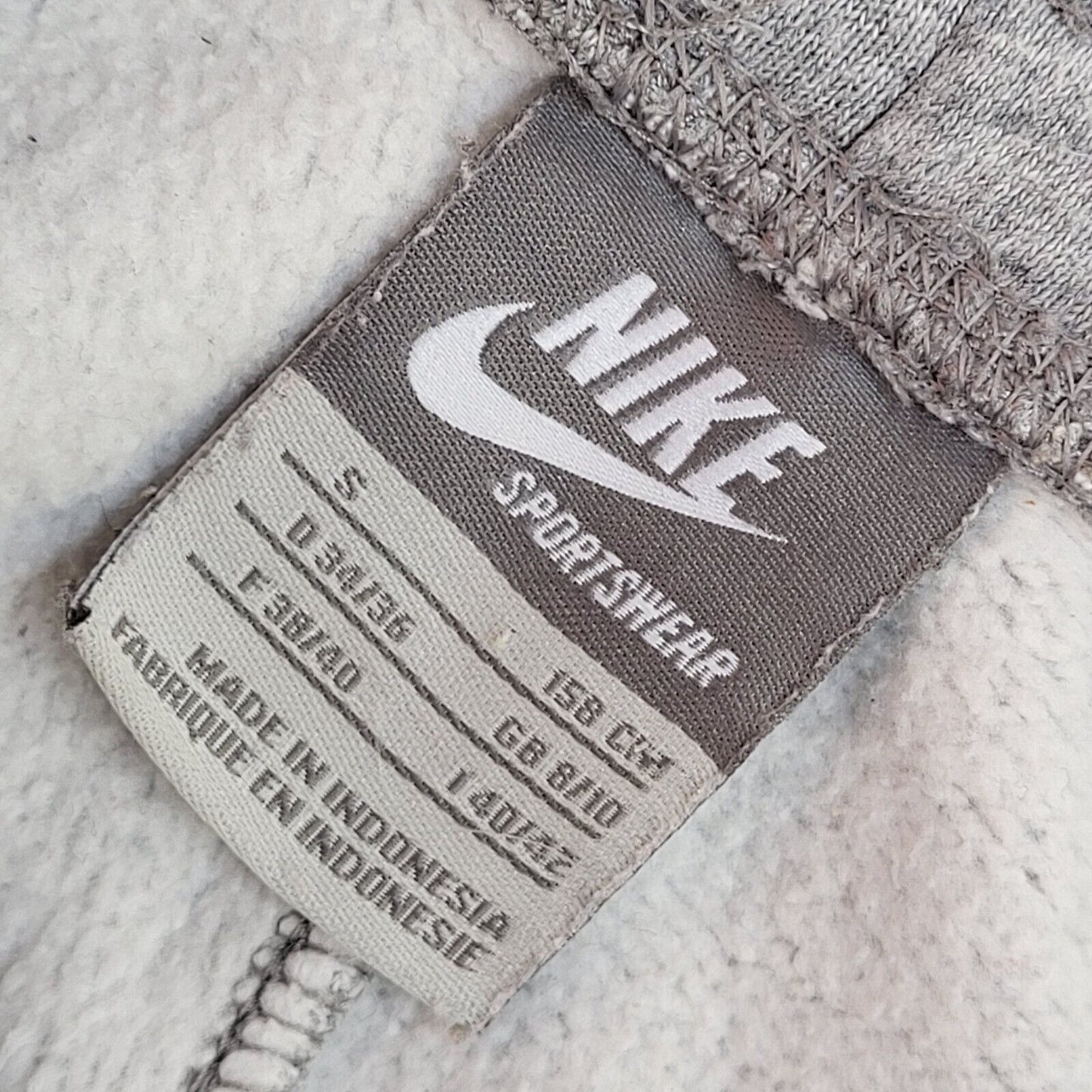 Nike 90s Vintage Grey Tapered Leg Tracksuit Bottoms Men's S W30 L29