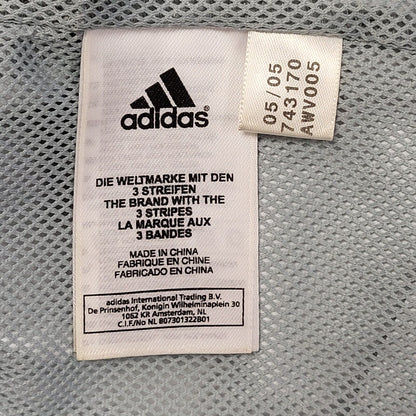 Adidas Y2K Blue Hooded Windbreaker Jacket Boys UK XL