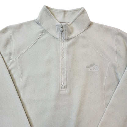 North Face Y2K Fleece Base Layer White 1/4 Zip Women's Size L