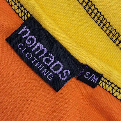 Nomads Vintage 90's Red & Yellow Strap Vest Top Womens UK Size S/M