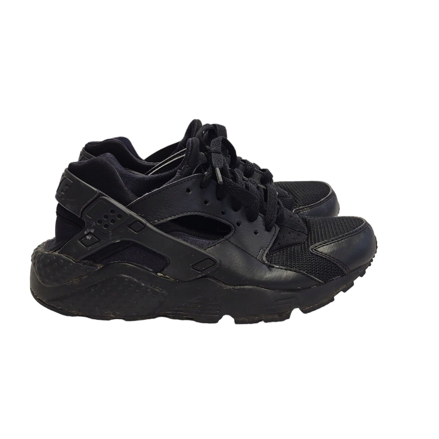 Nike Hurachi Black Lace-up Sports Casual Trainers Uk Boy's Size 6