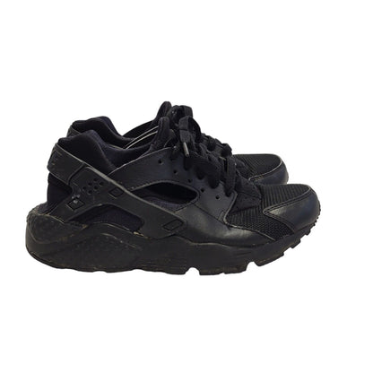 Nike Hurachi Black Lace-up Sports Casual Trainers Uk Boy's Size 6