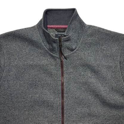 Ted Baker Blue Zipped Jacket Uk Men's Size Large