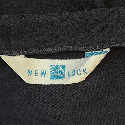 90s Vintage New Look Navy Evening Strappy Pencil Dress Women's Size 12