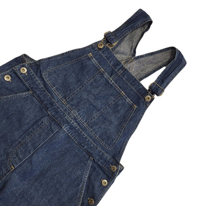 The Trader Dark Blue Strapped Denim Dress Uk Women's 12 W30