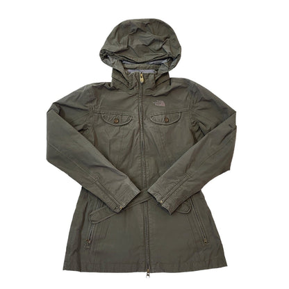 The North Face Hyvent Green Hooded Zip Up Sports Jacket Women's Size M