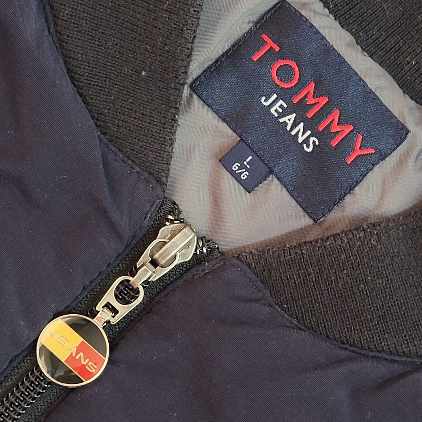 Tommy Jeans Navy Blue Sleeveless High Neck Gilet Uk Men's Size Large