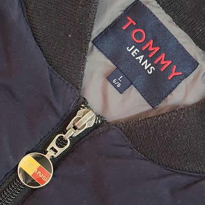 Tommy Jeans Navy Blue Sleeveless High Neck Gilet Uk Men's Size Large