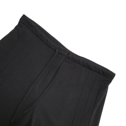 Vintage 80's Black Pleated Wide Leg Drawstring Trousers Womens UK 14 W32 L30