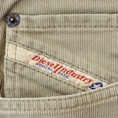 Diesel Y2k Vintage Beige Straight Denim Jeans Men's Size M W32 L32