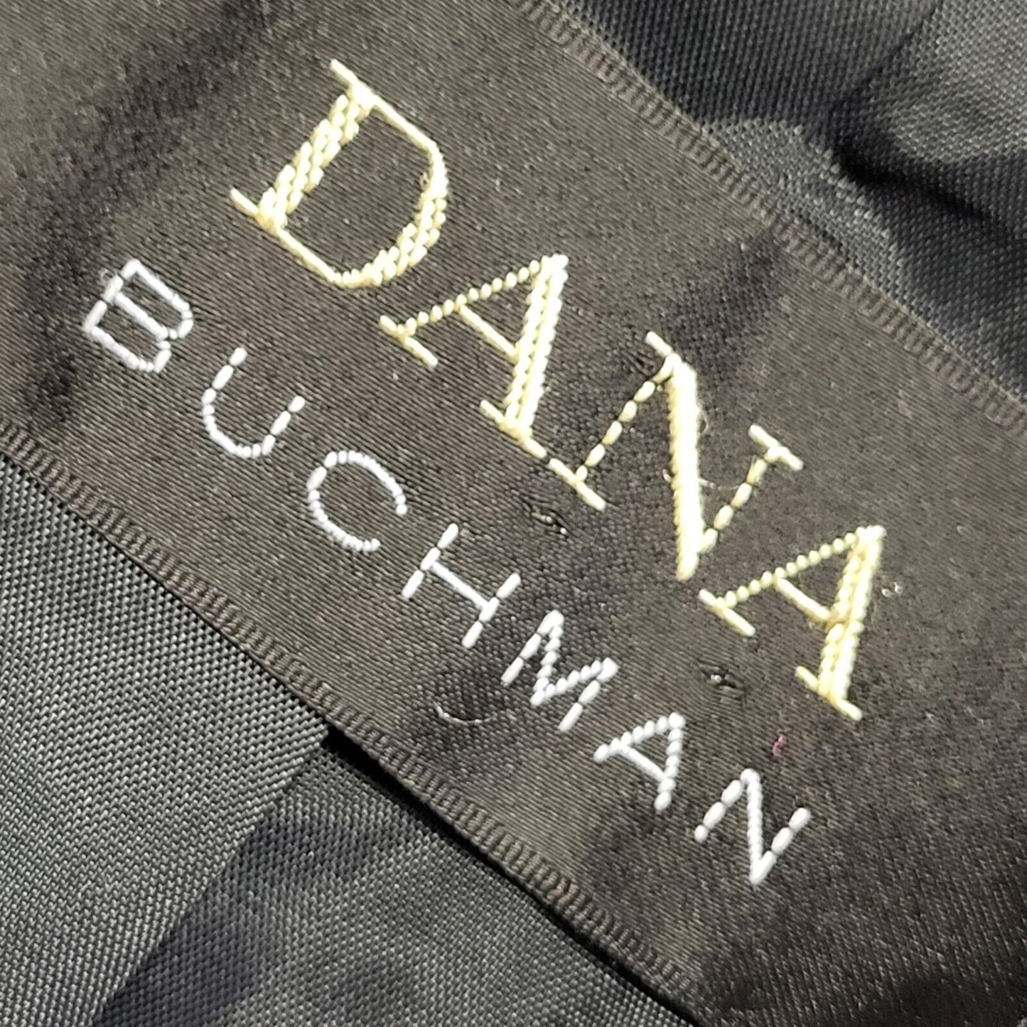 Dana Buchman Vintage 80's Black Pink Box Open Blazer Jacket Women's UK Size 10