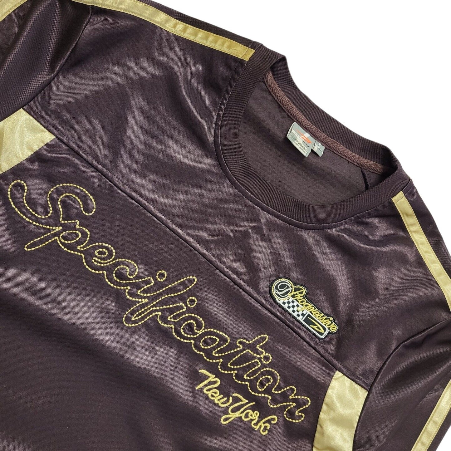 Deerway Sweatshirt Vintage Y2K Maroon & Brown Womens UK Size XL