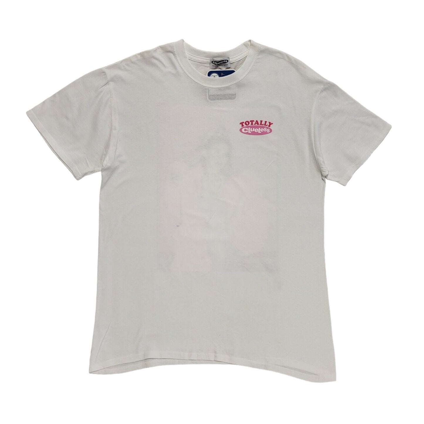 Totally Clueless Vintage Y2K White Short Sleeve T-Shirt BNWT Womens UK L