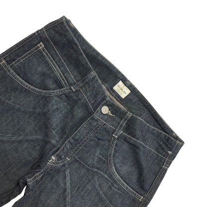 Calvin Klein 90s Vintage Dark Blue Straight Denim Jeans Uk Women's 8 W27 L26