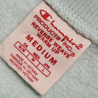 Champion Reverse Weave Vintage Y2K Turquoise Sweatshirt Women's UK Size M
