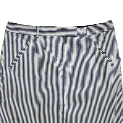 Tommy Hilfiger Blue & White Striped Skirt Y2K Womens UK Size 14 (usa 10) W32