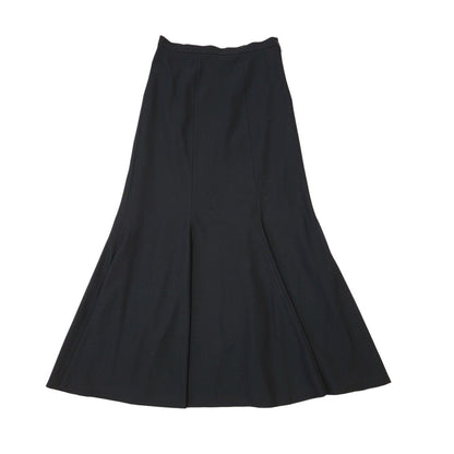 DL Barron Vintage 80's Black Pleated Skirt Uk Women's Size 16 W32