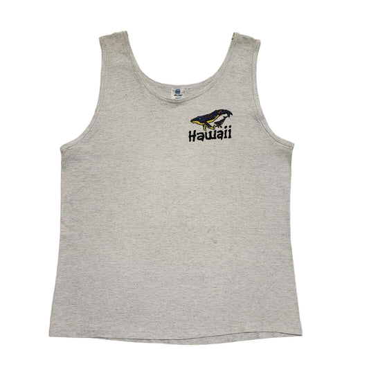 Belton Vintage 90's Grey Cotton Sports Vest Top Men's Size L