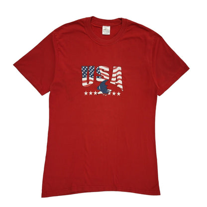 Usa Old Mill Red Vintage 90s Short Sleeve T-Shirt Uk Men's XL