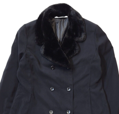 M&S St Michael 90s Double Breasted Coat Uk Women's Size 12