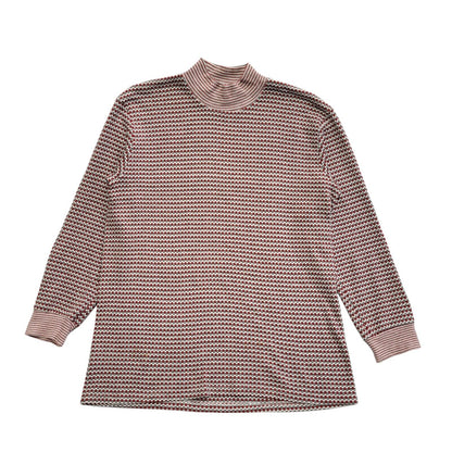 Vintage 70s Pink Roll Neck Jumper Uk Women's Size Medium