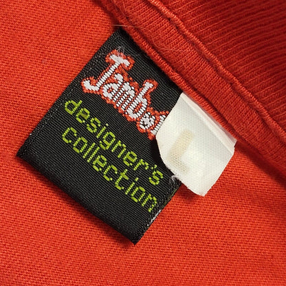 Jamboree The Big Five Red Animals Vintage 90s T-Shirt Uk Men's Large