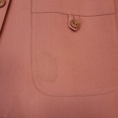 Susan Barry 70s Vintage Pink 2 Piece Blazer & Skirt Size 10