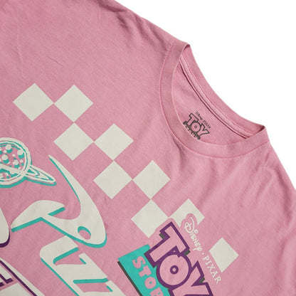 Disney Y2K Pink Toy Story Pizza Planet Short Sleeve T-Shirt Mens Size XL