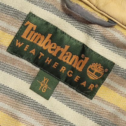 Timberland 90s Vintage Green Cotton Zip Up Jacket Men's Size XL